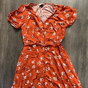 Universal Thread dress orange